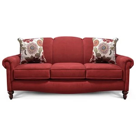 Traditional Upholstered Sofa